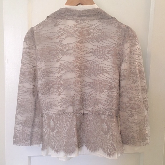 Cynthia Vincent Cream Blouse - Picture 3 of 6